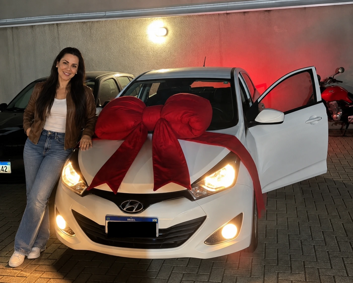 Romina Martinez con su primer carro